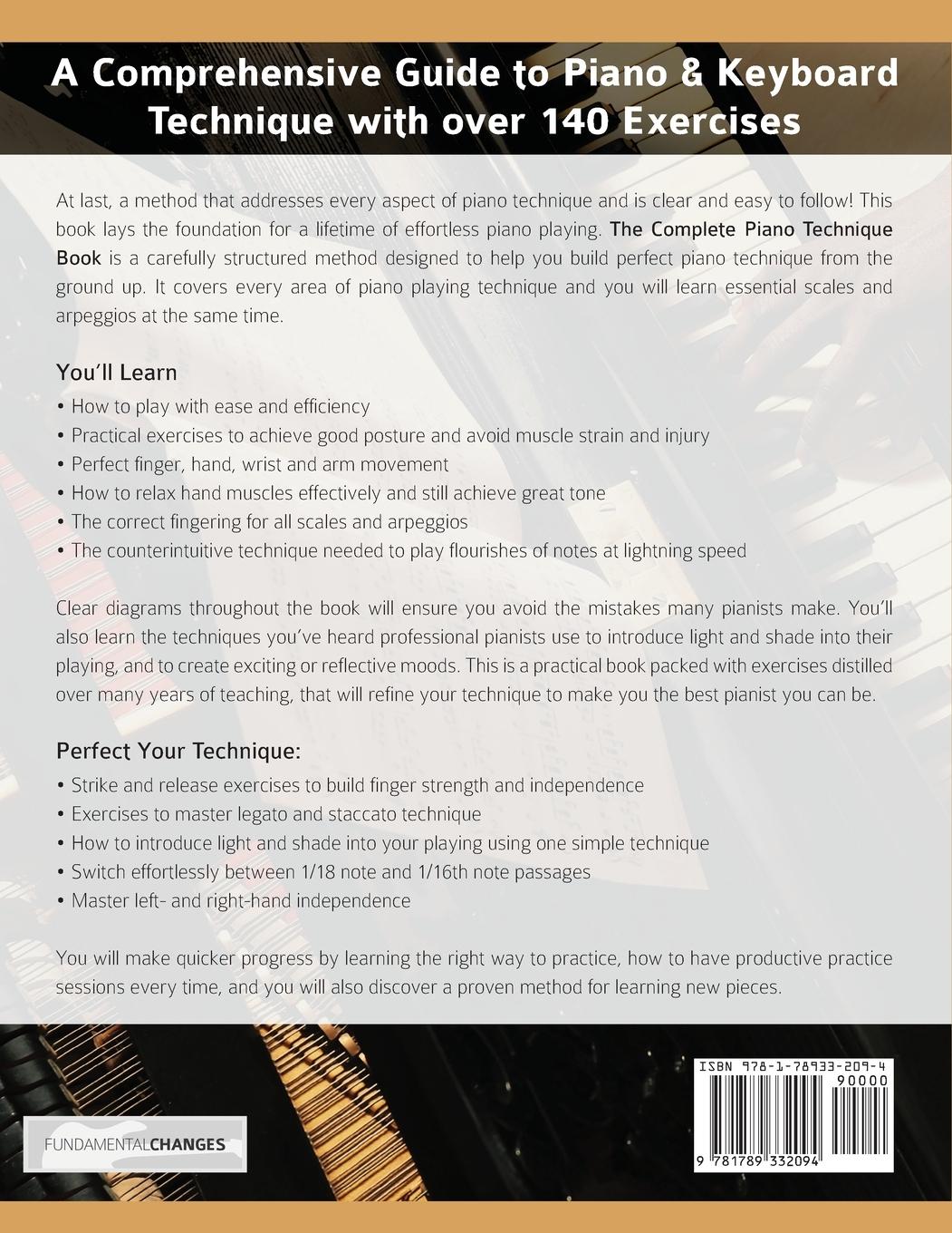 Rückseitencover The Complete Piano Technique Book