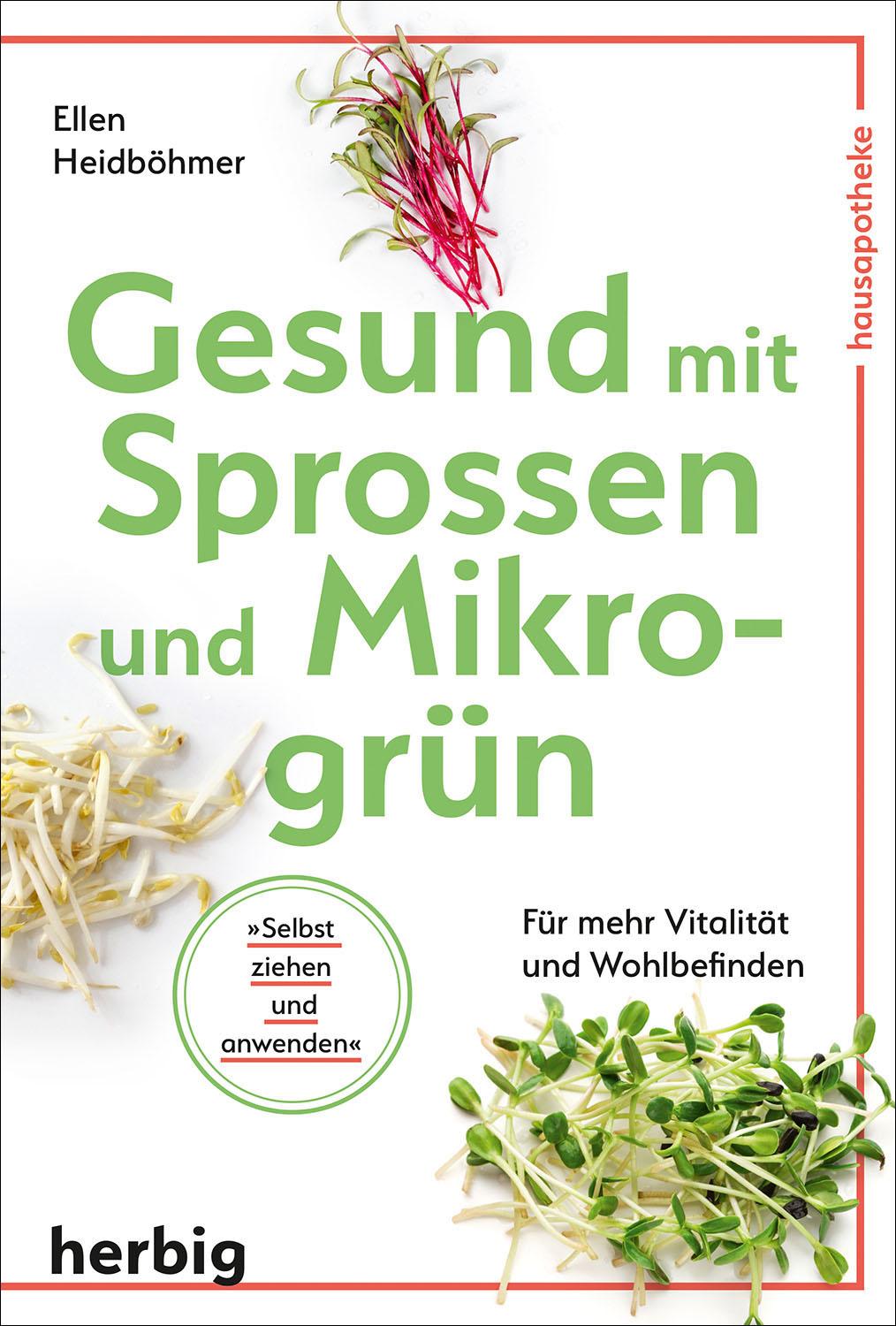 Vorderes Coverbild Gesund mit Sprossen und Mikrogrün