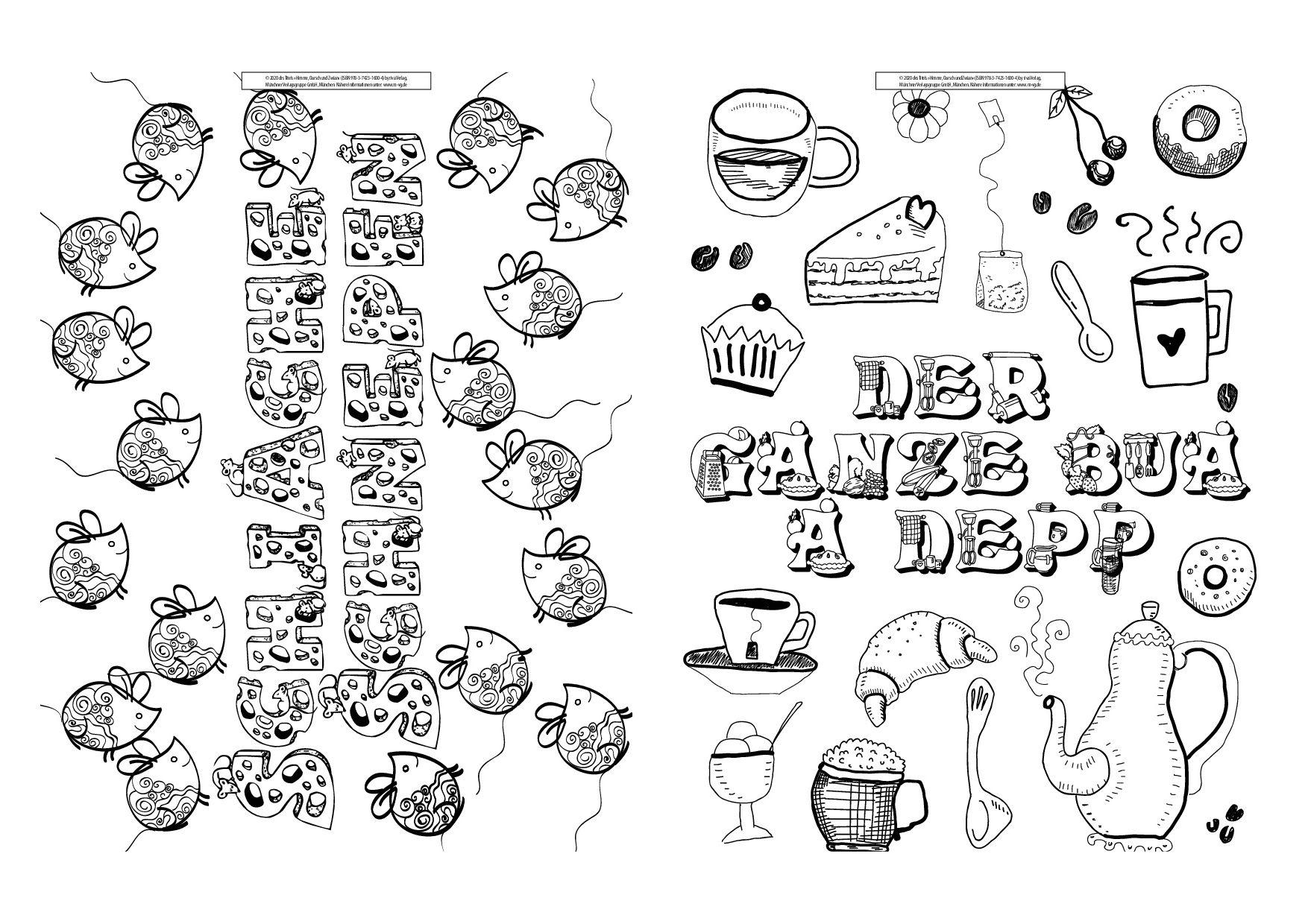 Beispielinhalt (Bild) FUCK - Himme, Oarsch und Zwian