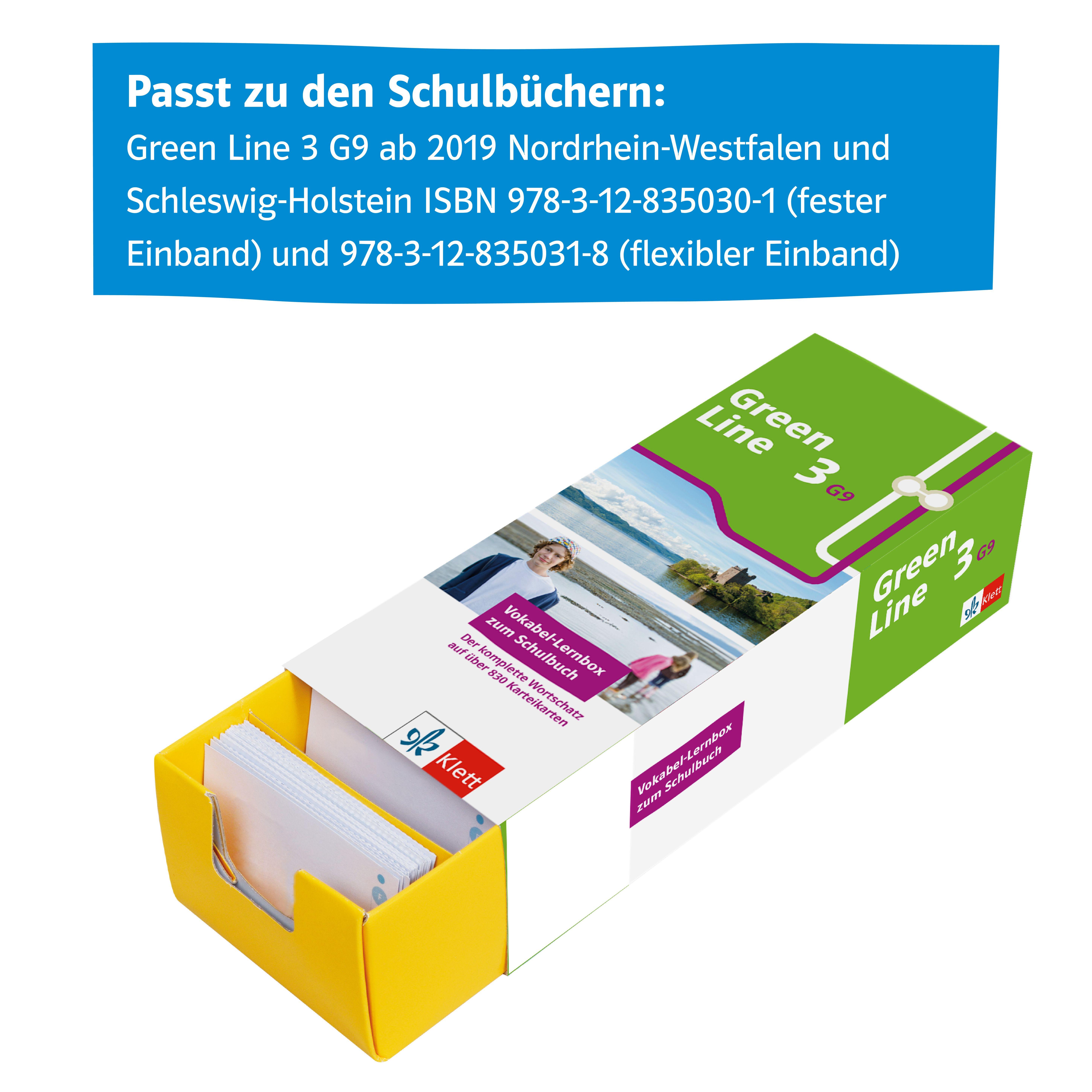 Beispielinhalt (Bild) Green Line 3 G9 (Neue Ausgabe ab 2019) Klasse 7 Vokabel-Lernbox zum Schulbuch