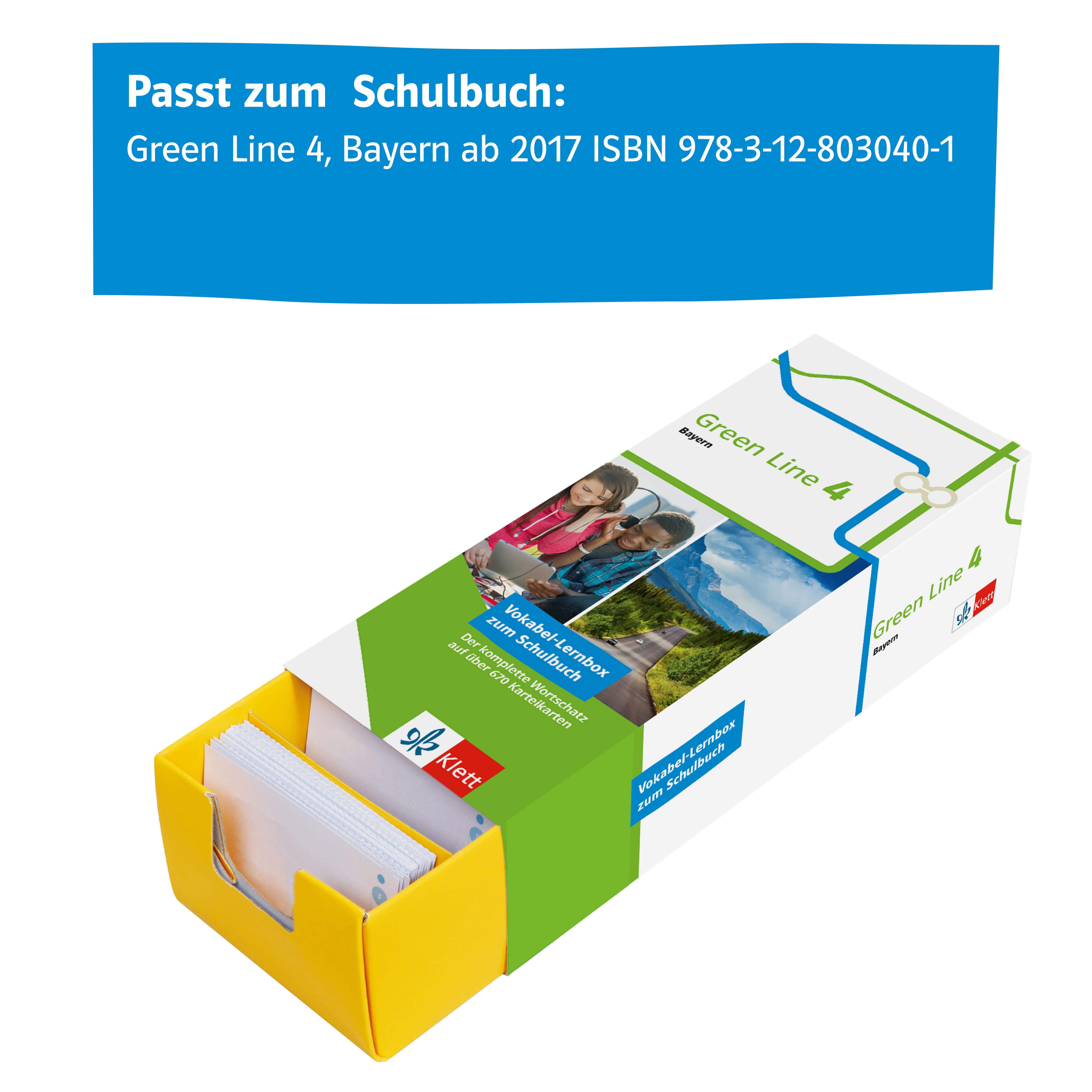 Beispielinhalt (Bild) Klett Green Line 4 Bayern Klasse 8 Vokabel-Lernbox zum Schulbuch