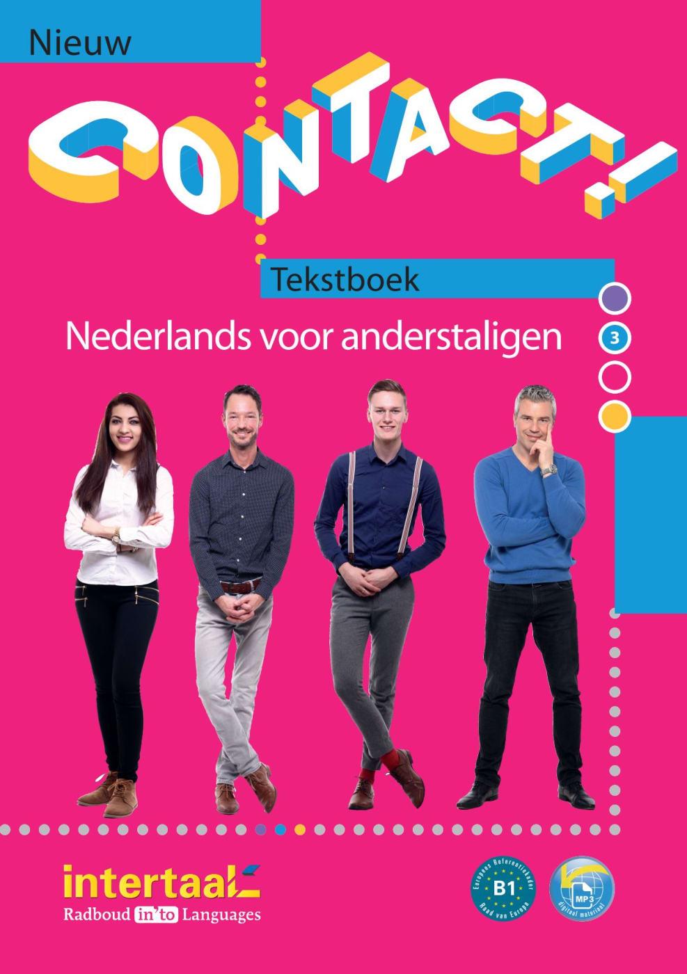 Vorderes Coverbild Contact! nieuw 3 (B1). Tekstboek + Online Material