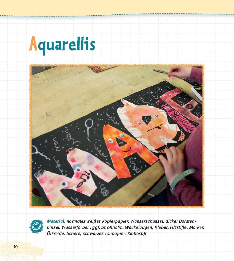 Beispielinhalt (Bild) Das kreative ABC-Buch