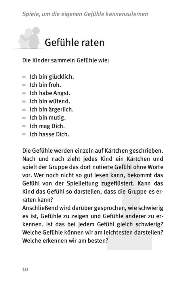 Beispielinhalt (Bild) Die 50 besten Spiele für mehr Empathie