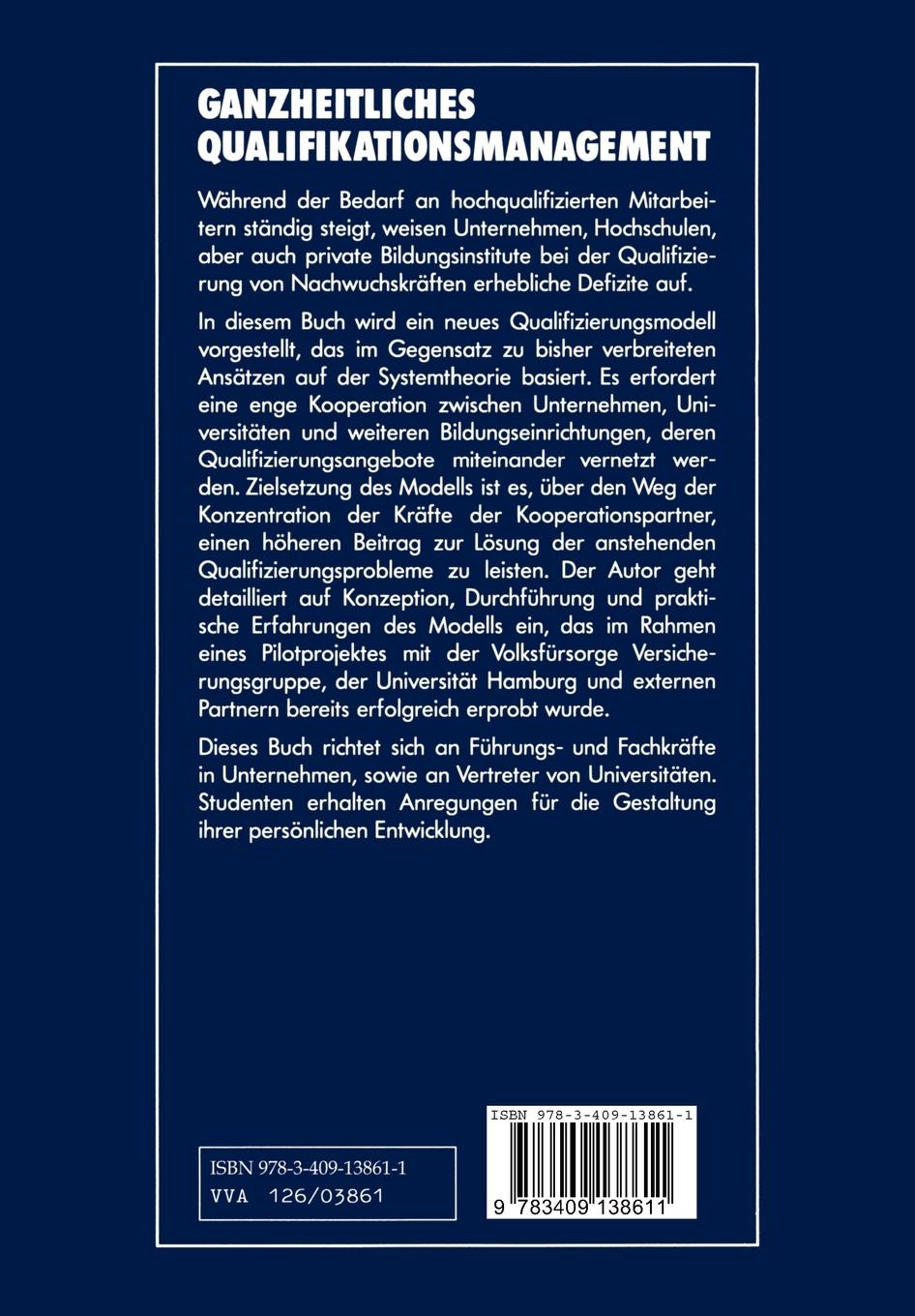 Rückseitencover Ganzheitliches Qualifikationsmanagement