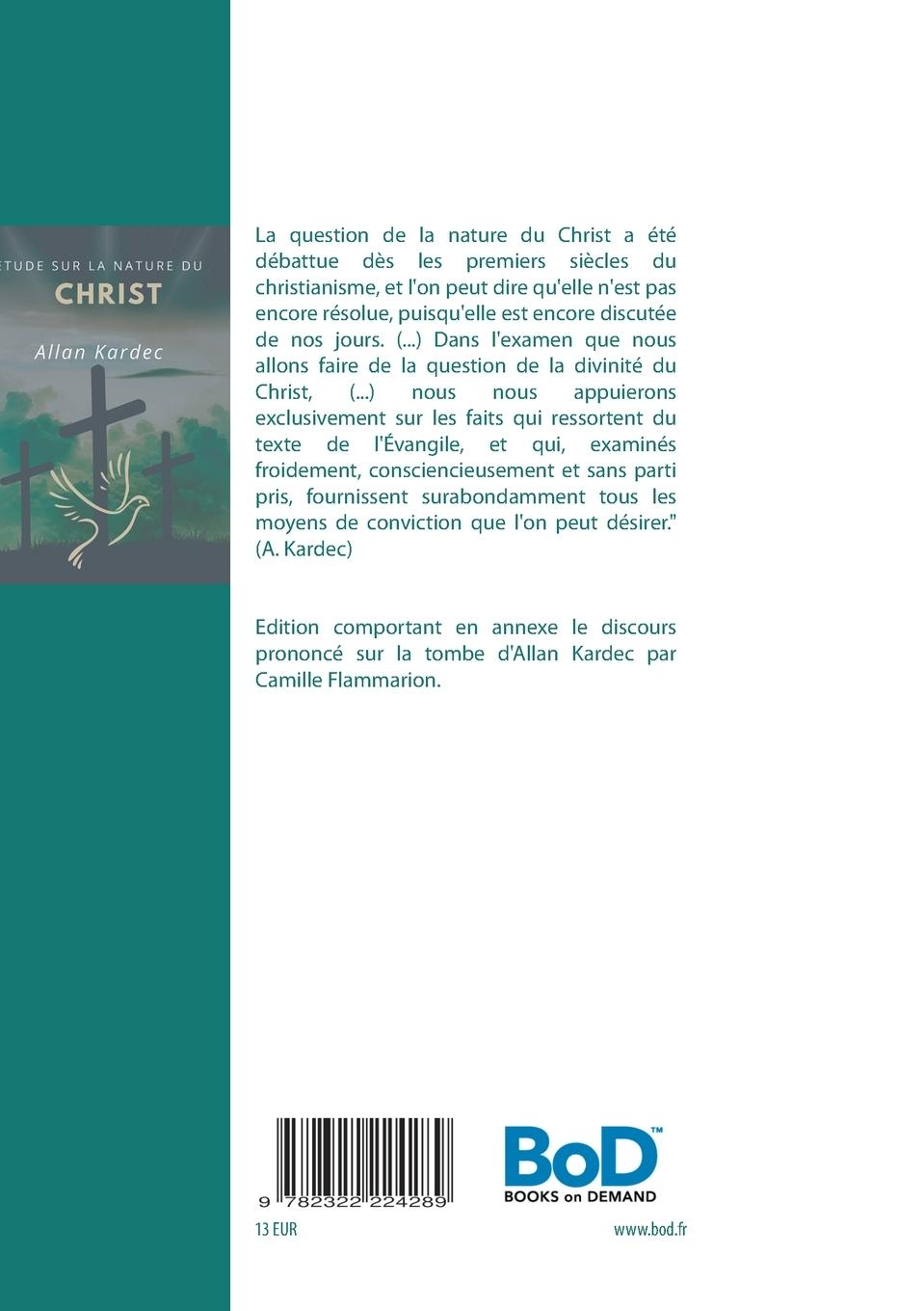 Rückseitencover Étude sur la nature du Christ