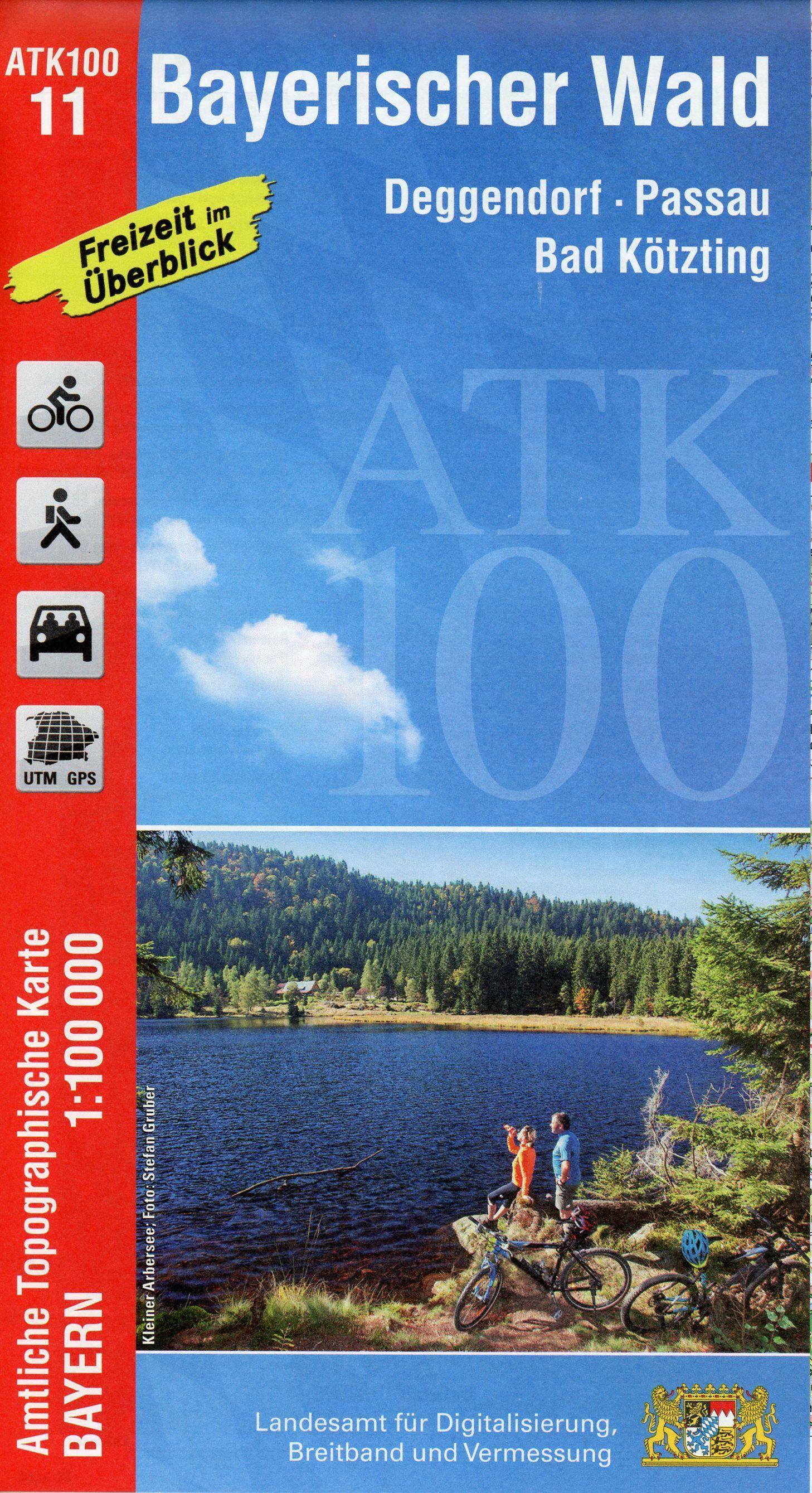 Vorderes Coverbild Bayerischer Wald 1 : 100 000