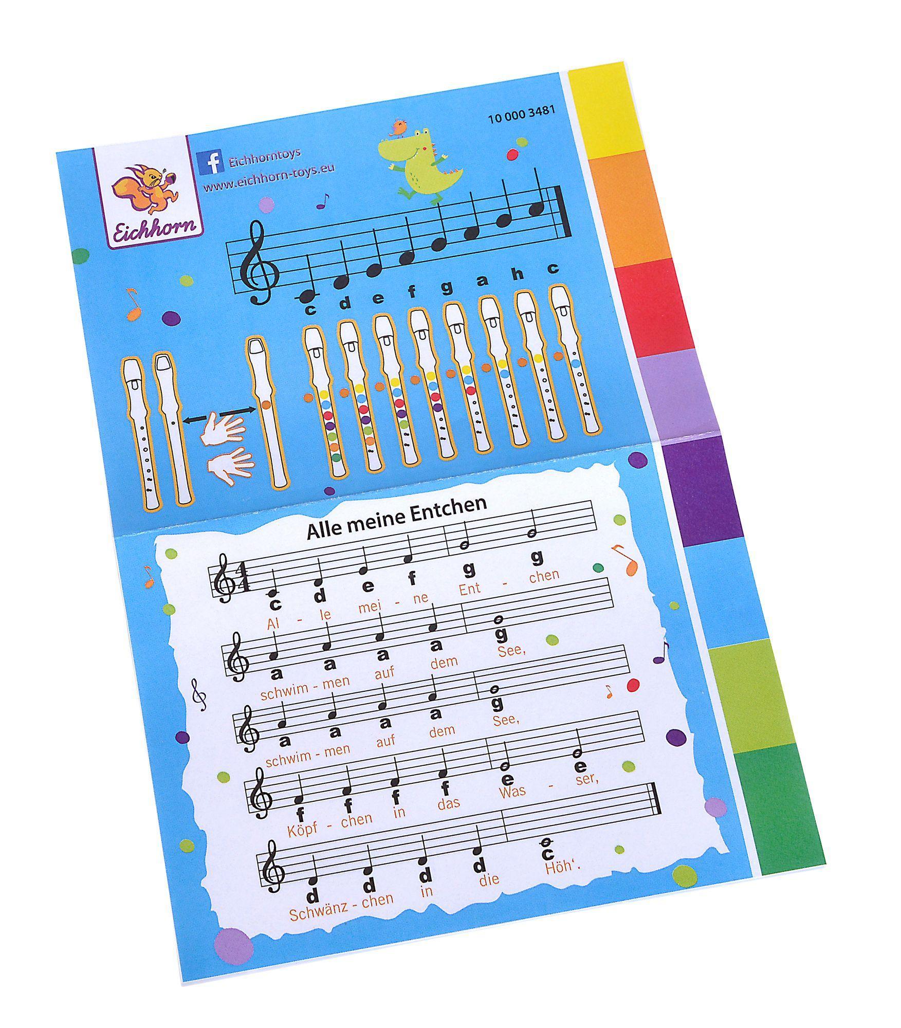 Vorderes Coverbild Eichhorn Musik Holzflöte, 32cm