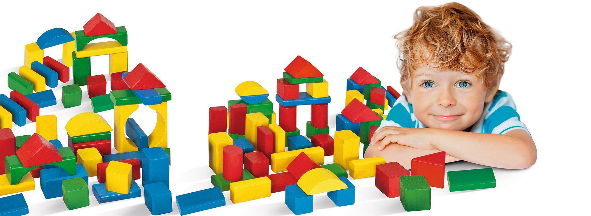 Vorderes Coverbild Eichhorn bunte Holzbausteine