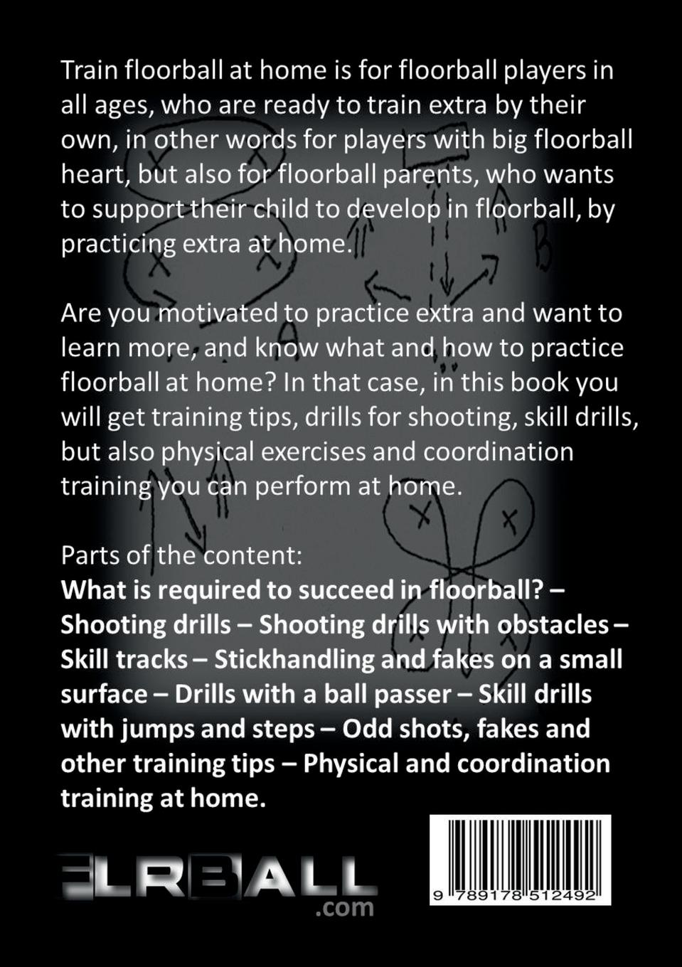 Rückseitencover Train Floorball at Home