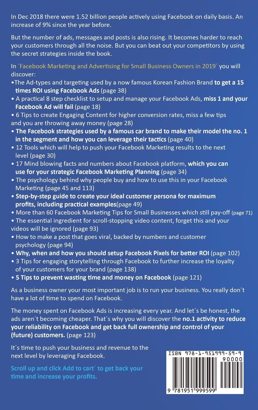 Rückseitencover Facebook Marketing and Advertising for Small Business Owners