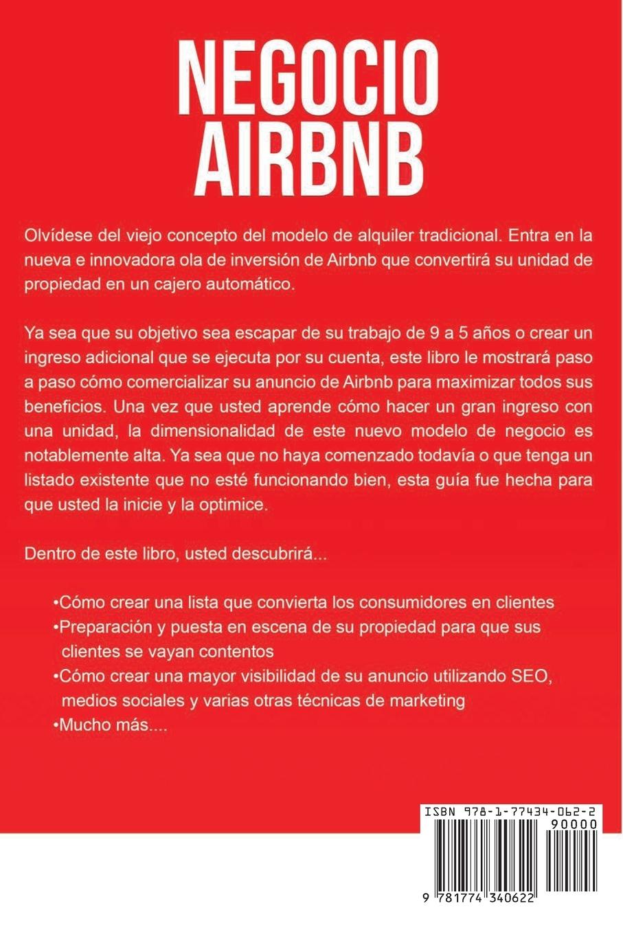 Rückseitencover Negocio Airbnb