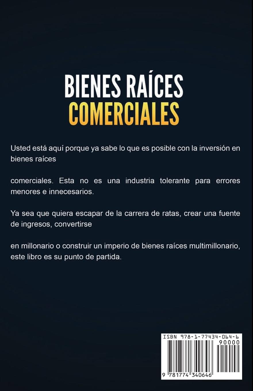 Rückseitencover Bienes Raíces Comerciales