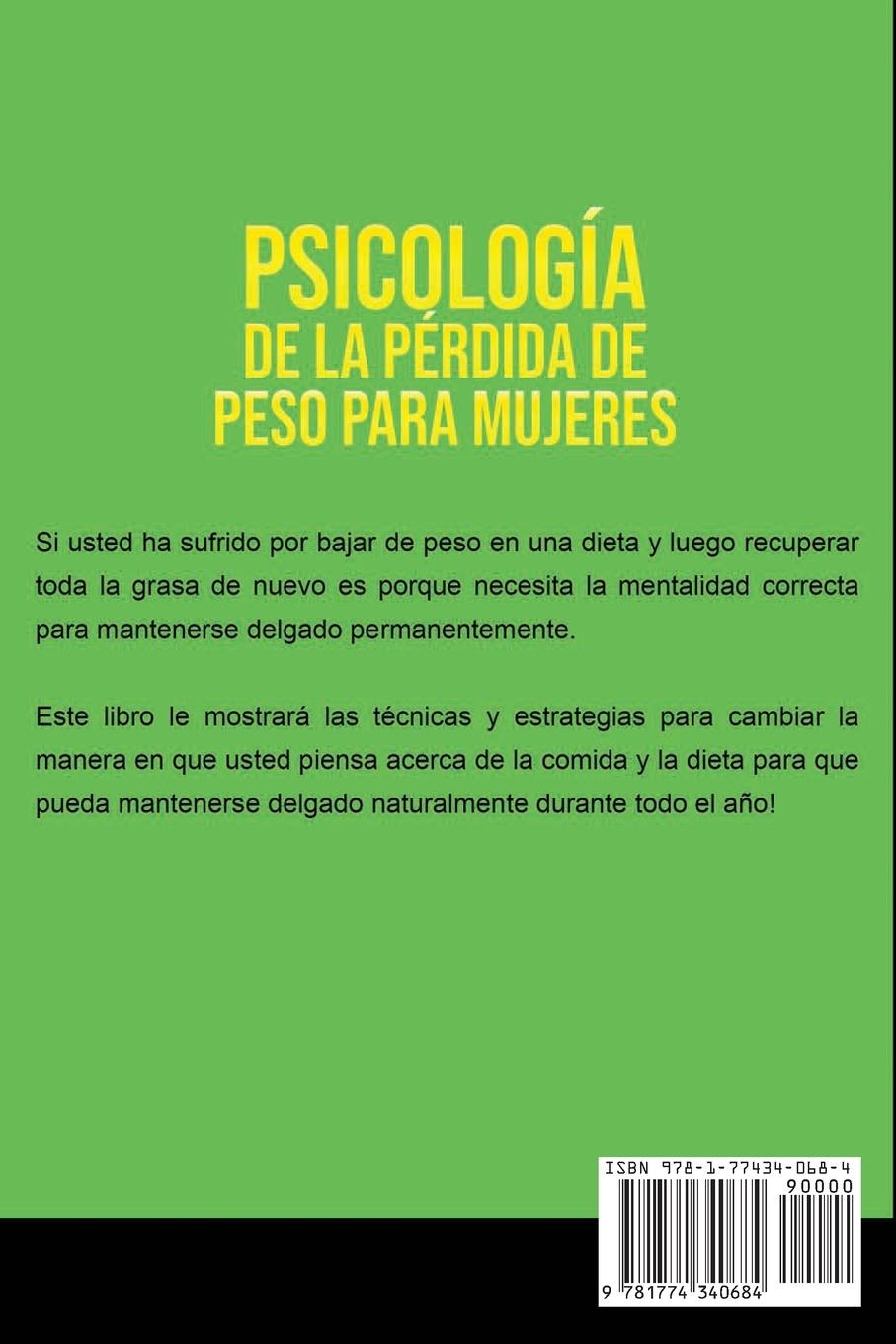 Rückseitencover Psicología de la Pérdida de Peso Para Mujeres