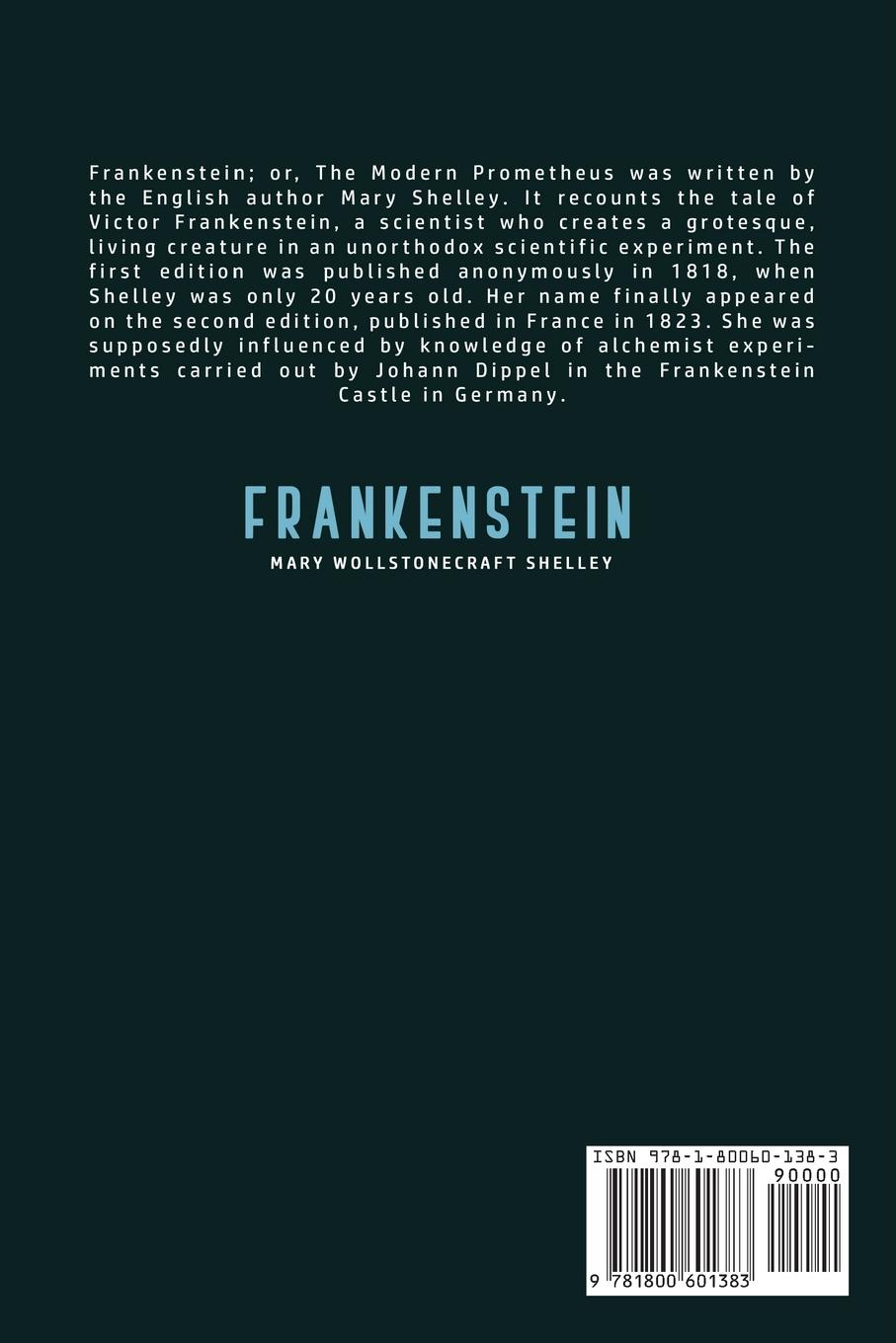 Rückseitencover Frankenstein