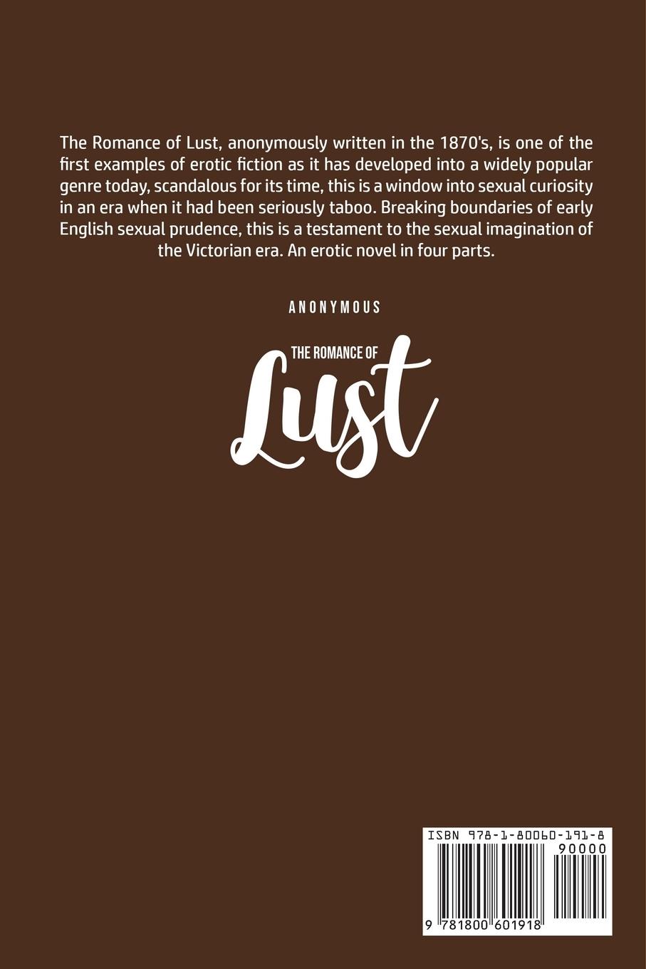 Rückseitencover The Romance of Lust