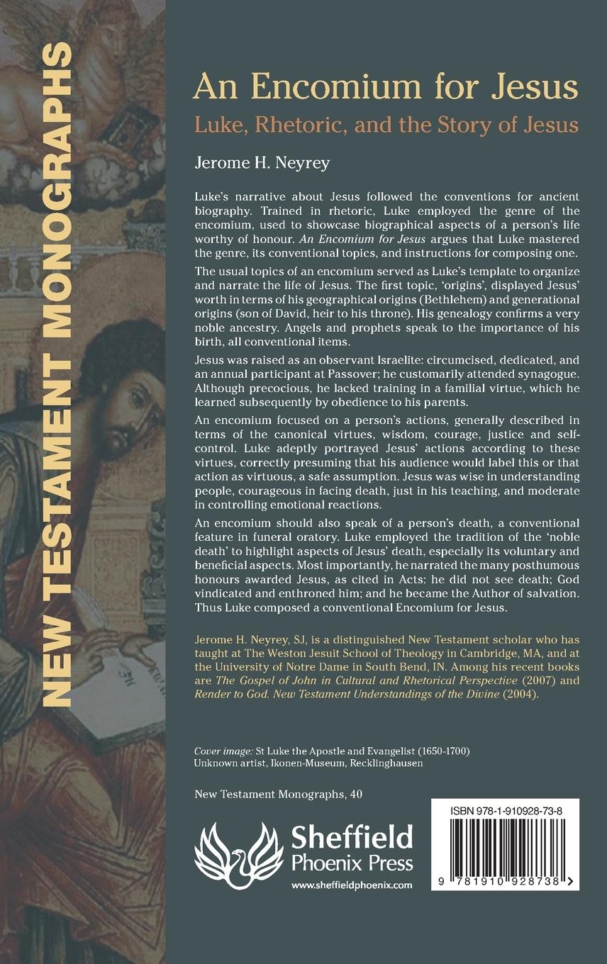 Rückseitencover An Encomium for Jesus