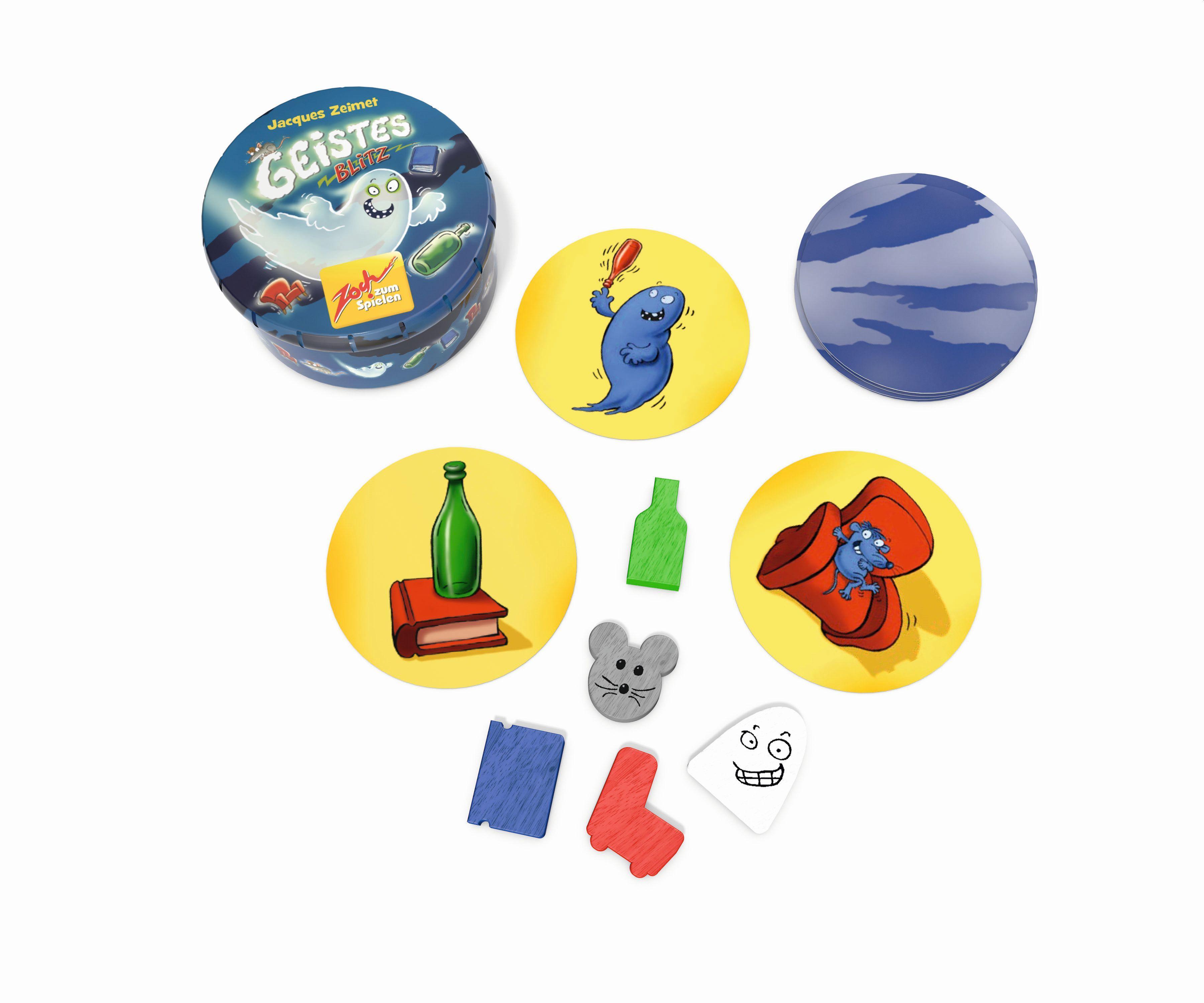 Beispielinhalt (Bild) Mini Geistesblitz (in Metalldöschen)