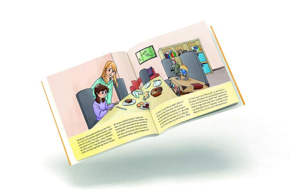 Beispielinhalt (Bild) Puh, geschafft