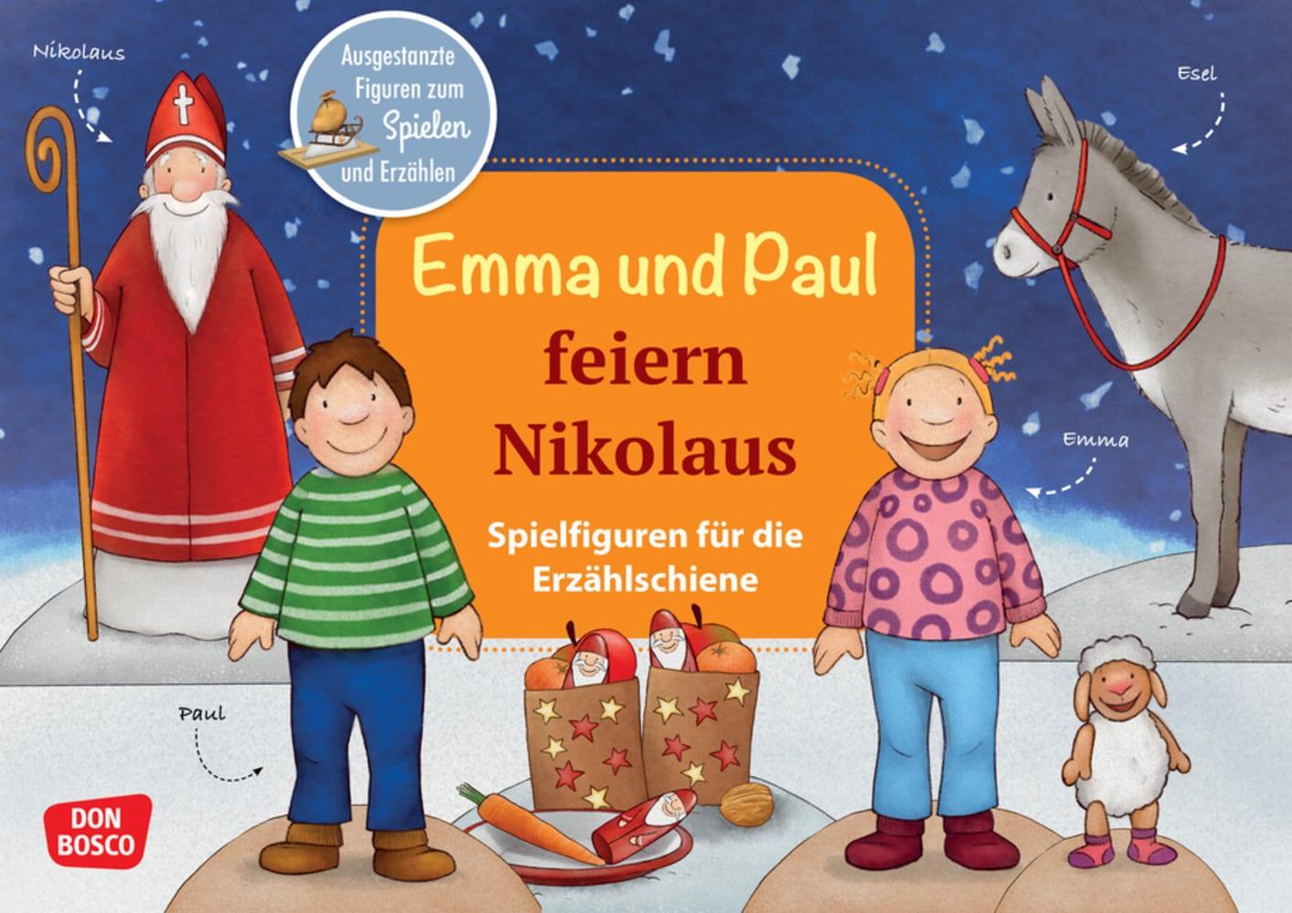 Vorderes Coverbild Emma und Paul feiern Nikolaus.