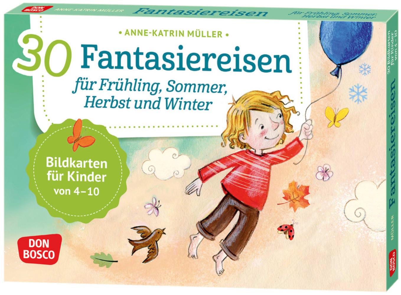 Vorderes Coverbild 30 Fantasiereisen für Frühling, Sommer, Herbst und Winter.