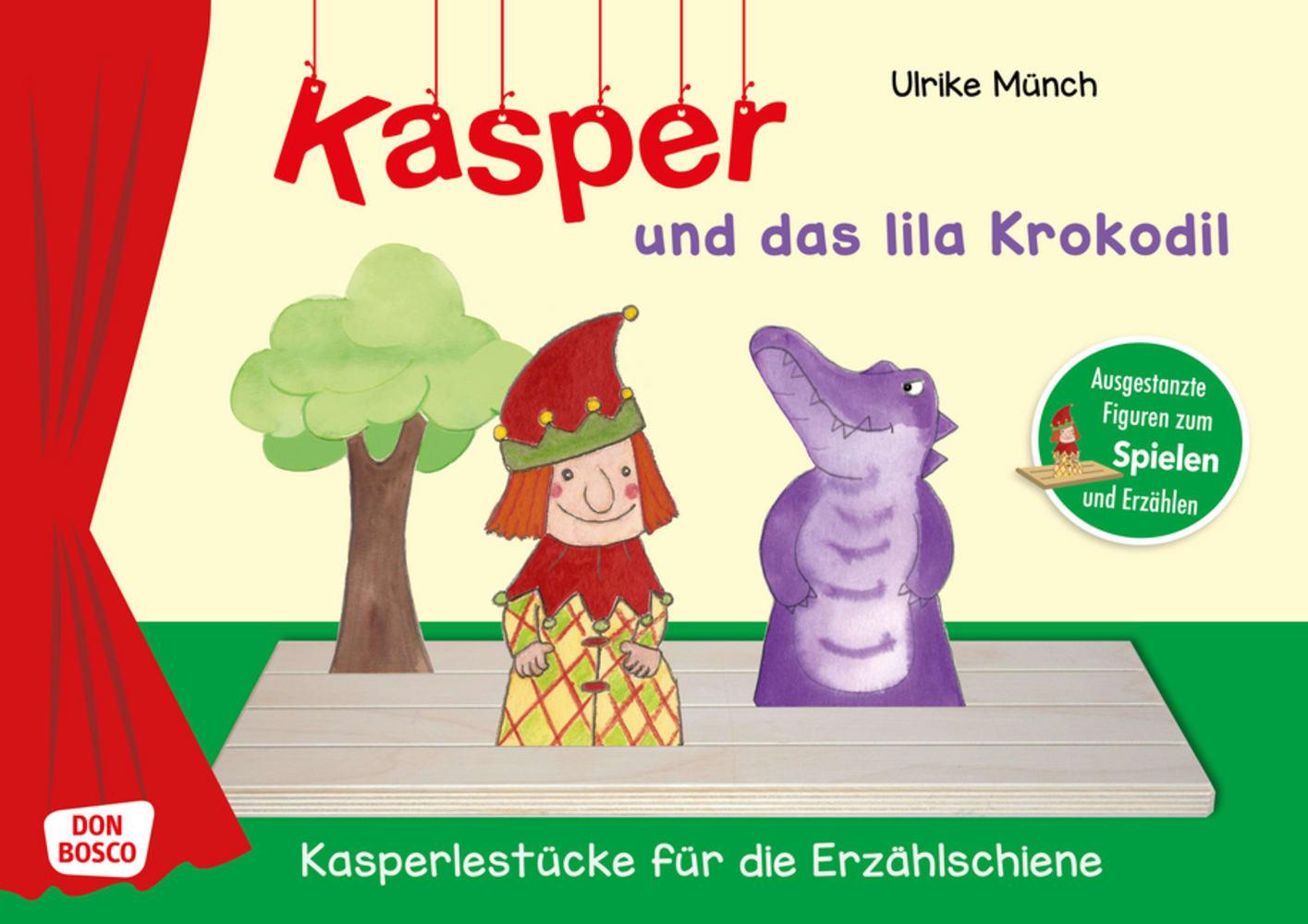 Vorderes Coverbild Kasper und das lila Krokodil.
