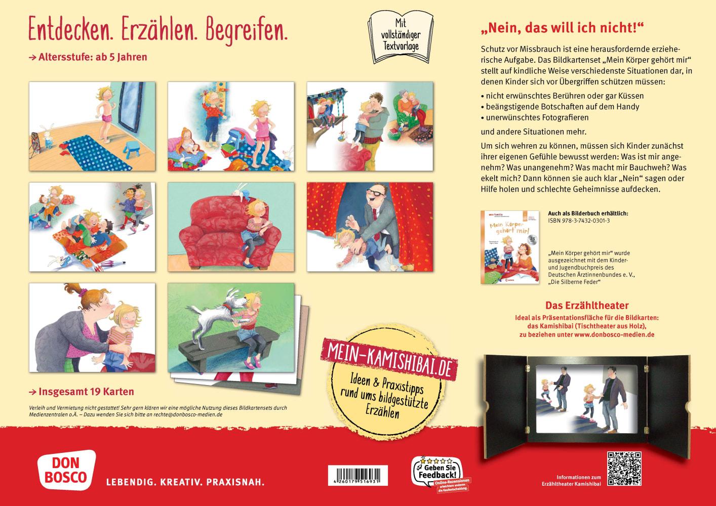 Beispielinhalt (Bild) Mein Körper gehört mir! Kamishibai Bildkartenset