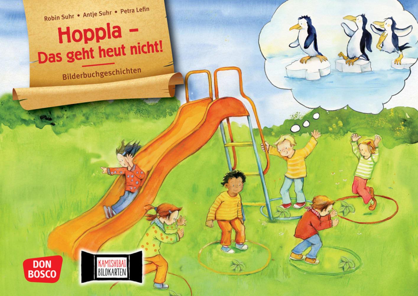 Vorderes Coverbild Hoppla - Das geht heut nicht! Eine Bilderbuchgeschichte übers Abstandhalten