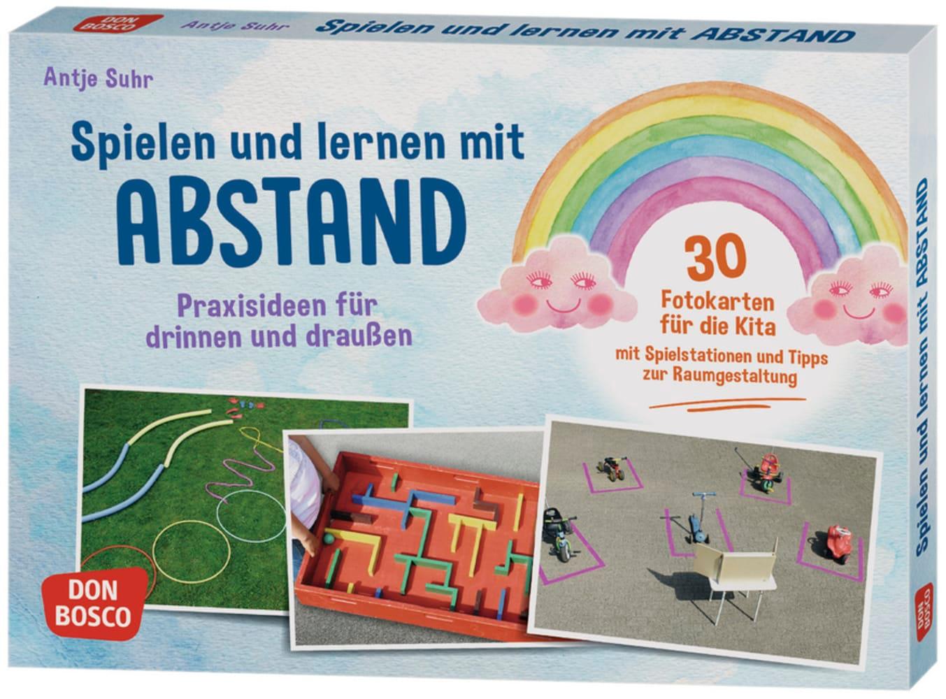 Vorderes Coverbild Spielen und lernen mit Abstand - Praxisideen für drinnen und draußen