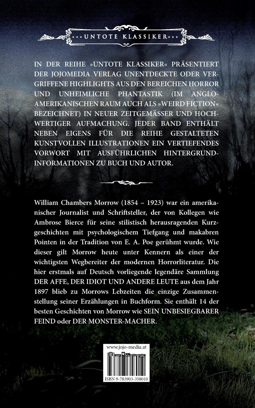 Rückseitencover Der Affe, der Idiot und andere Leute