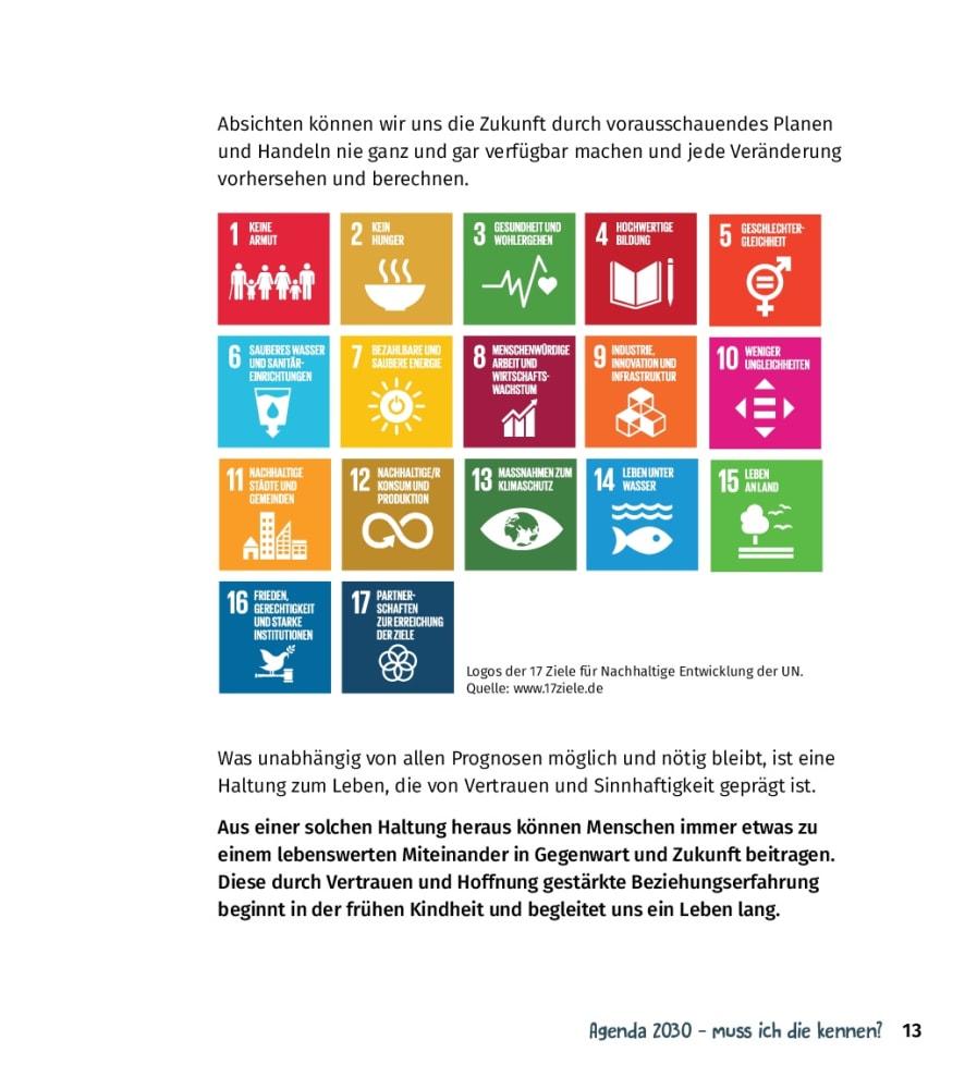 Beispielinhalt (Bild) Die Erde ist ein großes Haus (Arbeitsmaterial)