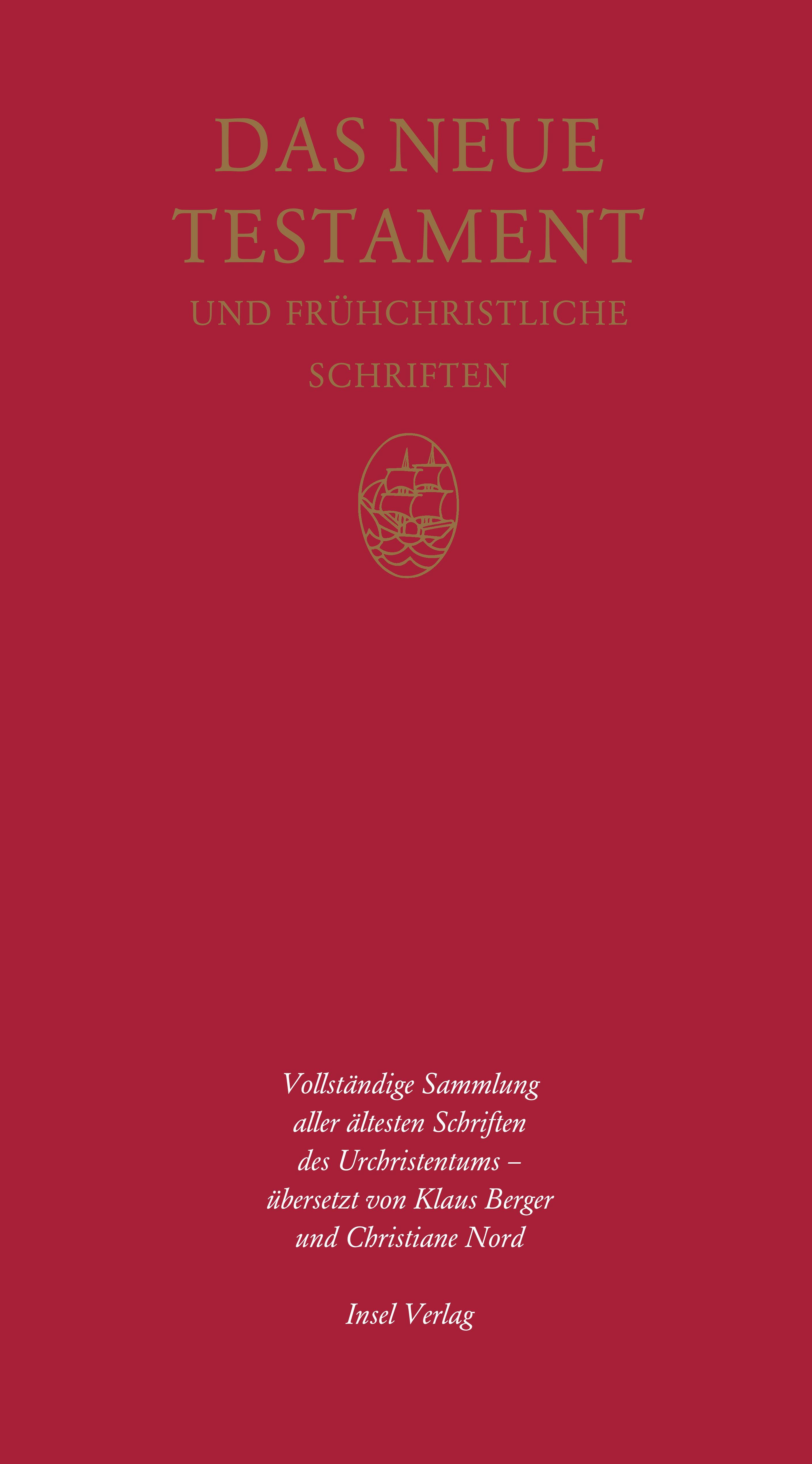 Vorderes Coverbild Das Neue Testament und frühchristliche Schriften