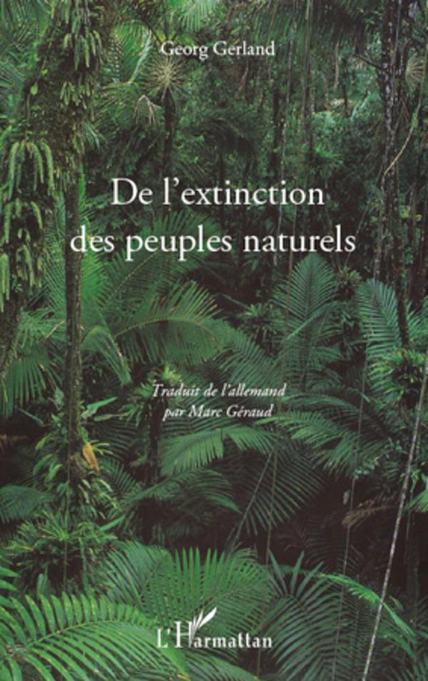 Vorderes Coverbild De l'extinction des peuples naturels