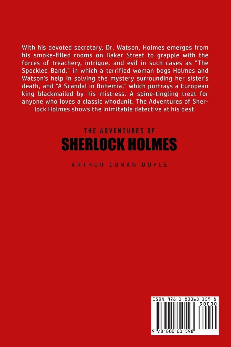 Rückseitencover The Adventures of Sherlock Holmes