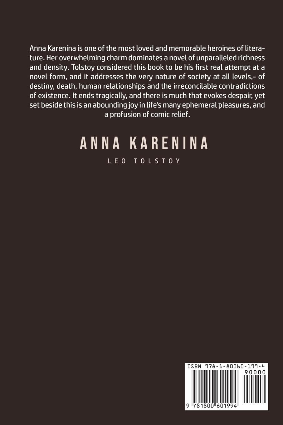 Rückseitencover Anna Karenina