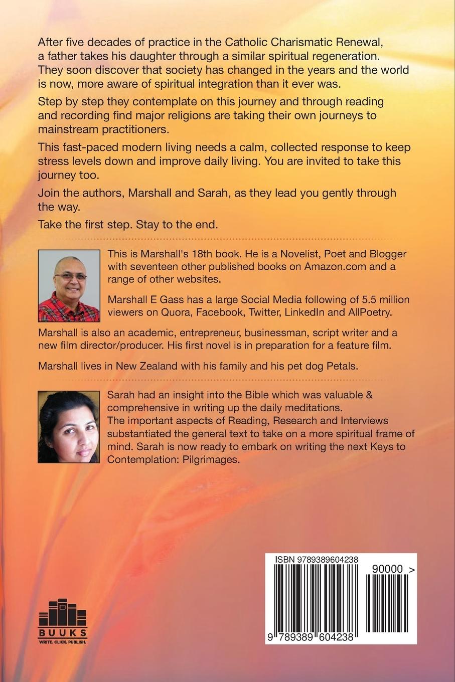 Rückseitencover Keys to Contemplation