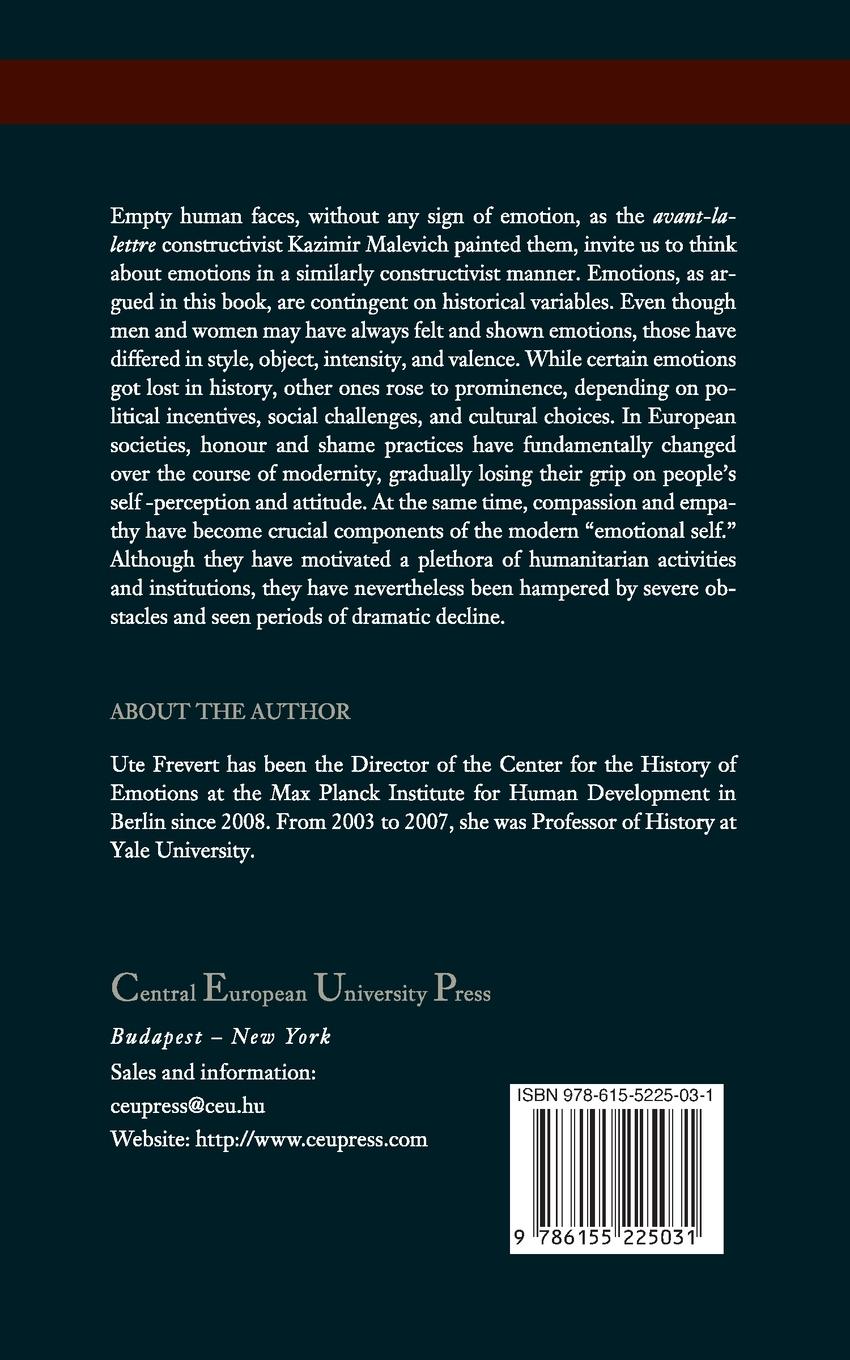 Rückseitencover Emotions in History - Lost and Found