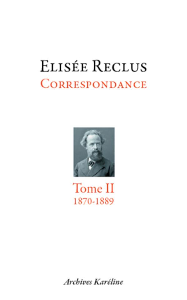 Vorderes Coverbild Correspondance. Tome II - 1870-1889