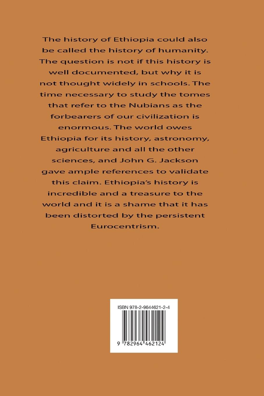 Rückseitencover Ethiopia and the Origin of Civilization