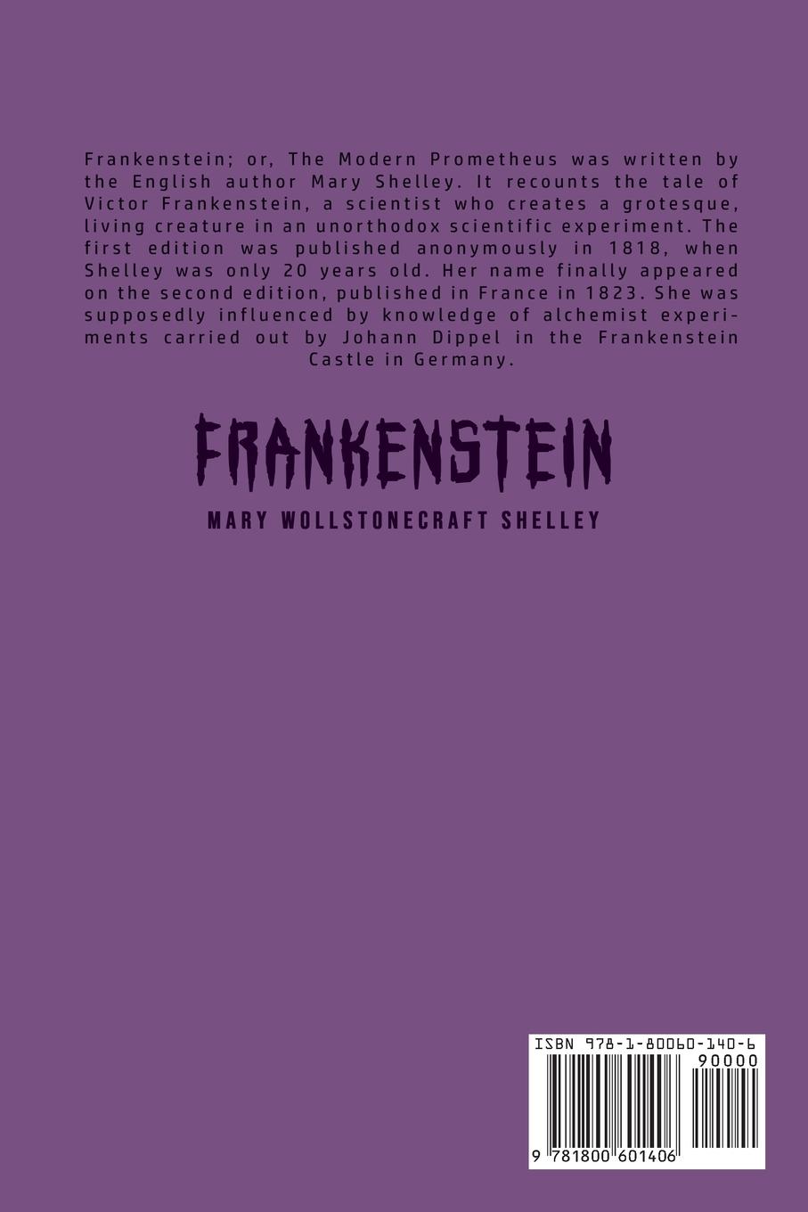 Rückseitencover Frankenstein
