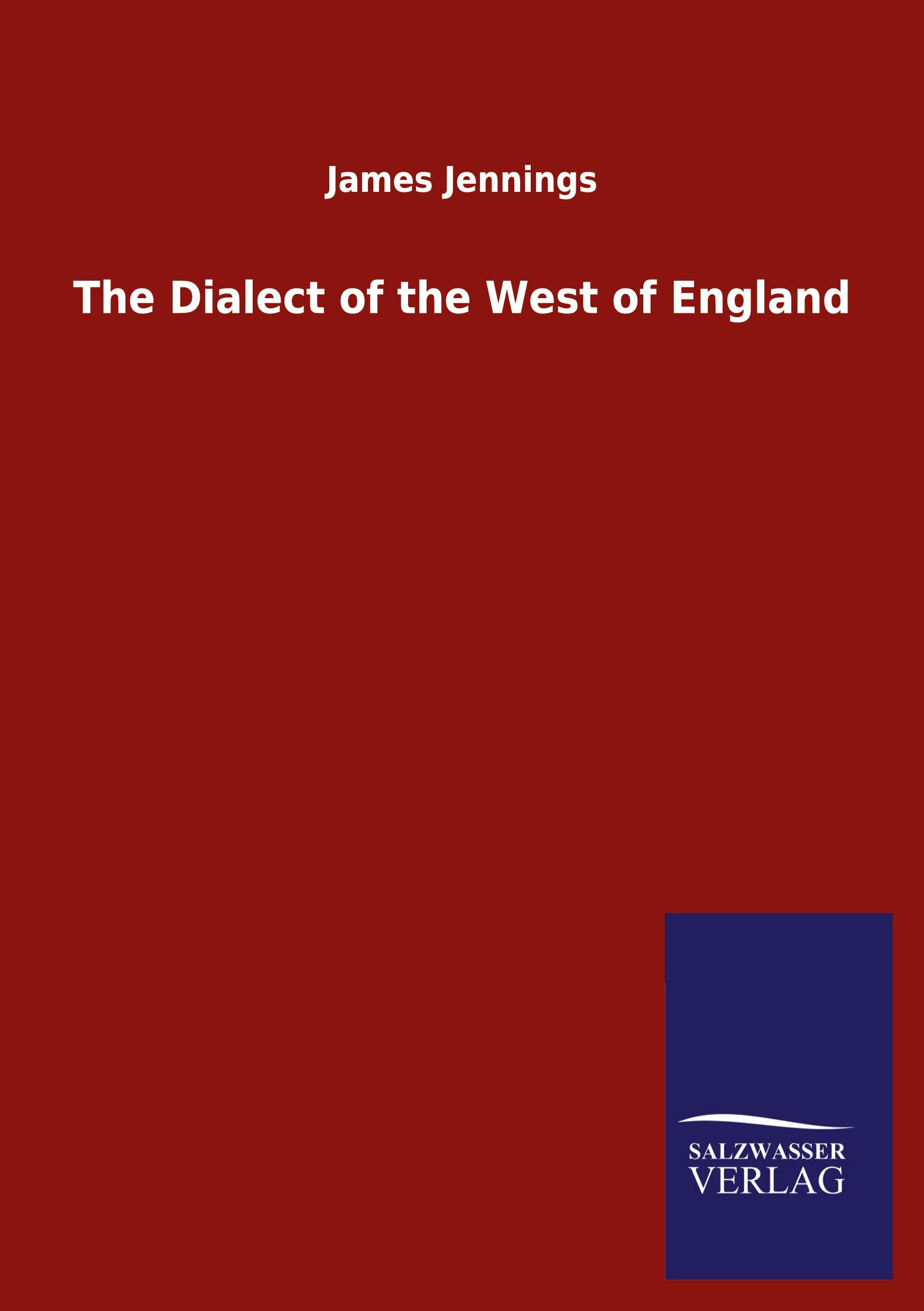 Vorderes Coverbild The Dialect of the West of England
