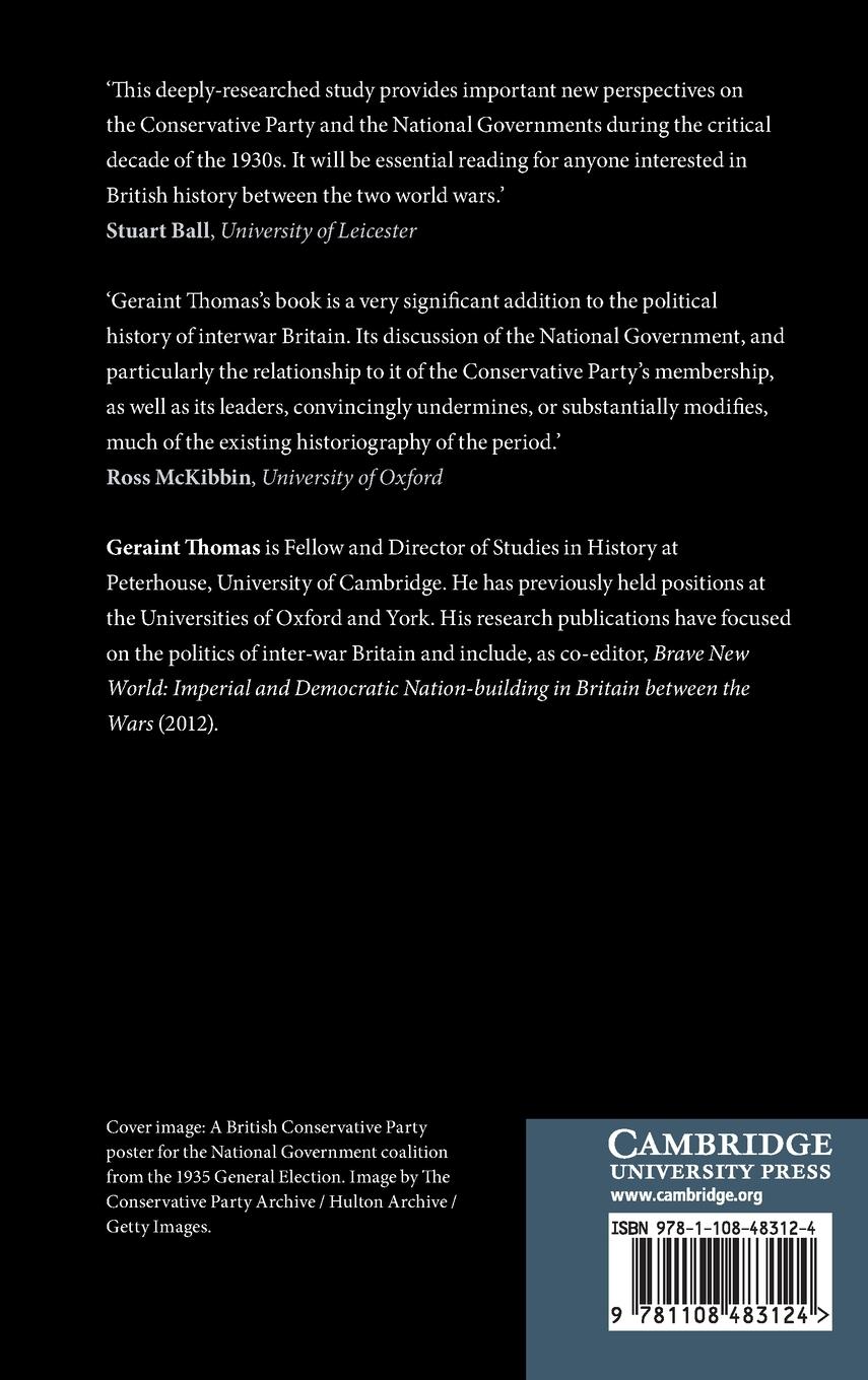 Rückseitencover Popular Conservatism and the Culture of National Government in Inter-War Britain