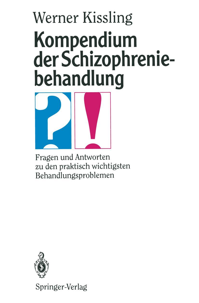 Vorderes Coverbild Kompendium der Schizophreniebehandlung