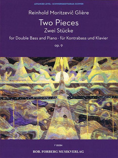 Vorderes Coverbild Two Pieces Op. 9 for Double Bass and Piano