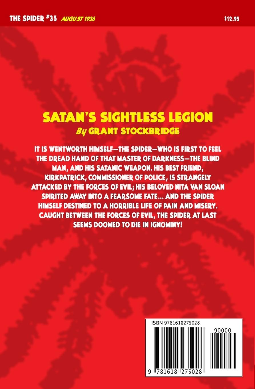 Rückseitencover The Spider #35: Satan's Sightless Legion