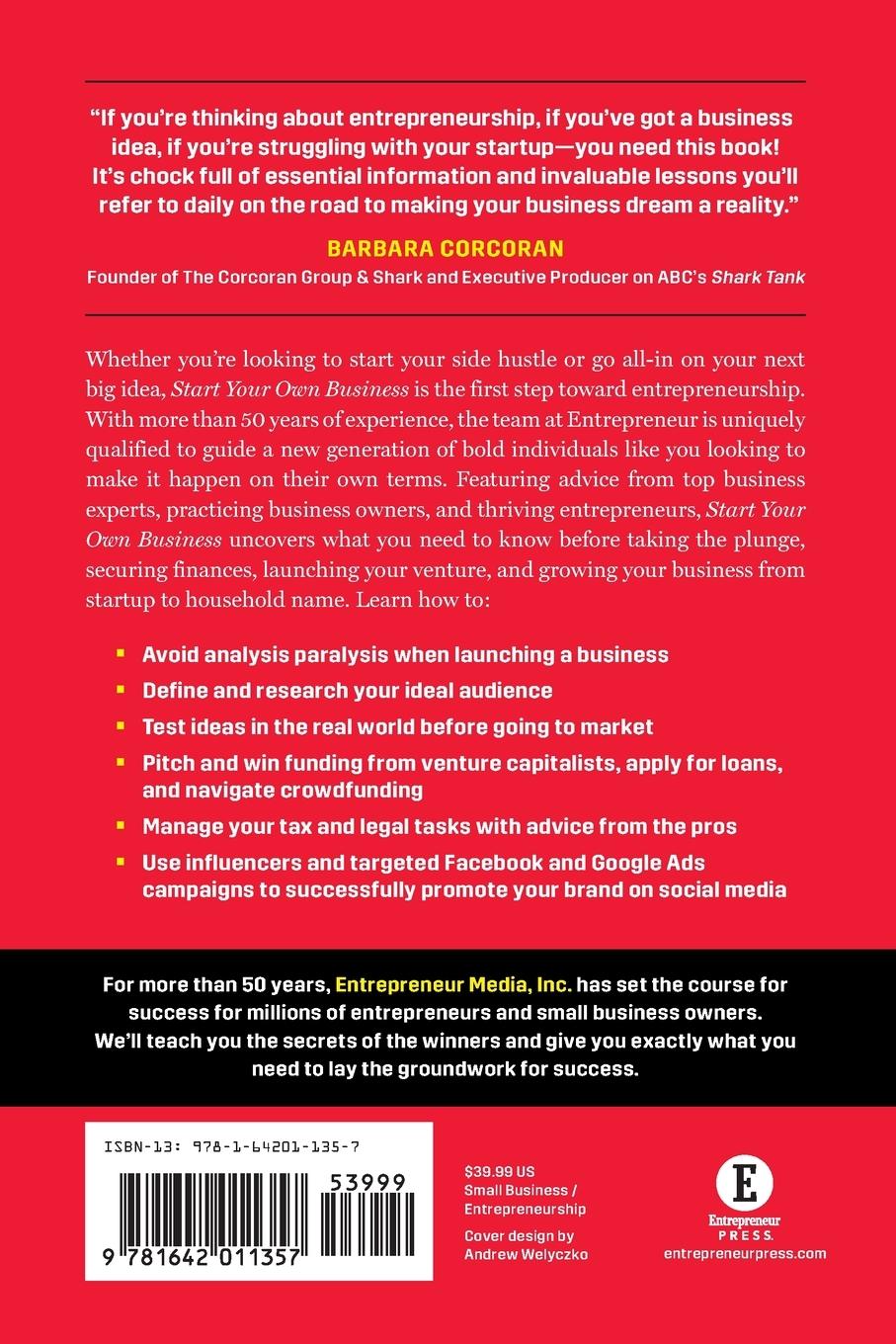 Rückseitencover Start Your Own Business