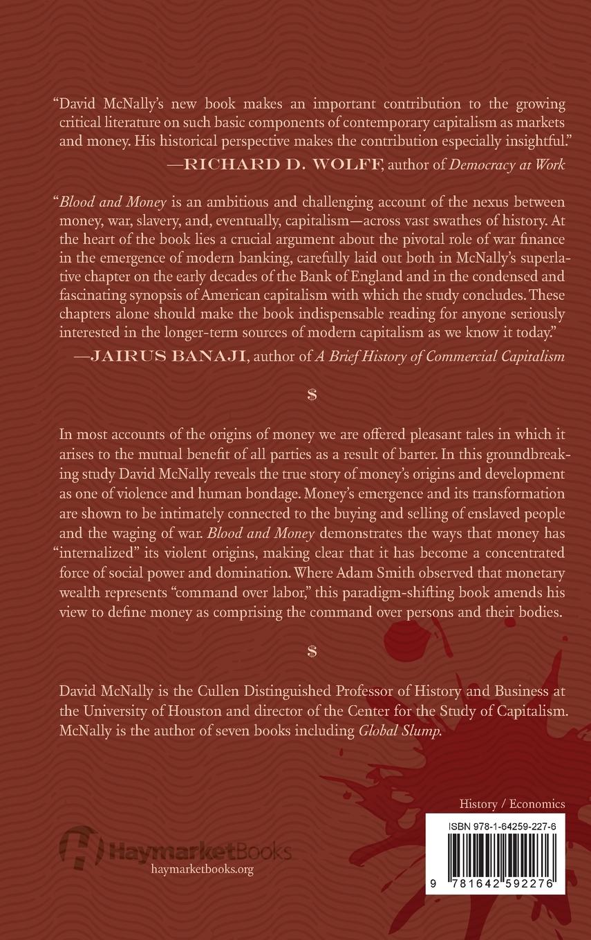 Rückseitencover Blood and Money