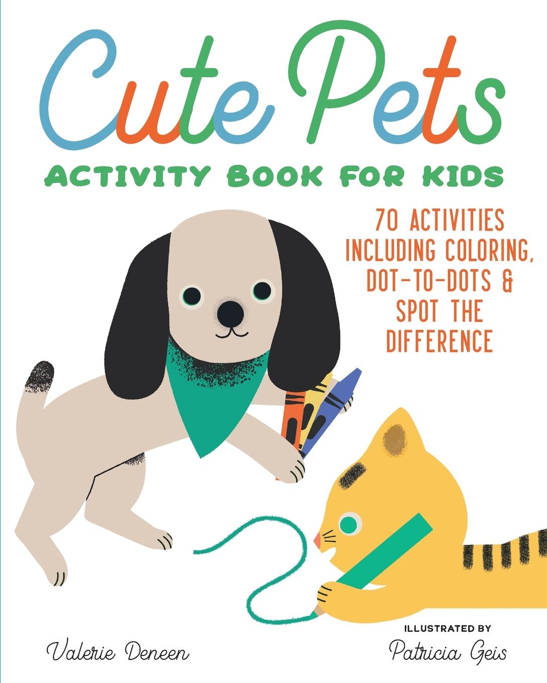 Vorderes Coverbild Cute Pets Activity Book for Kids
