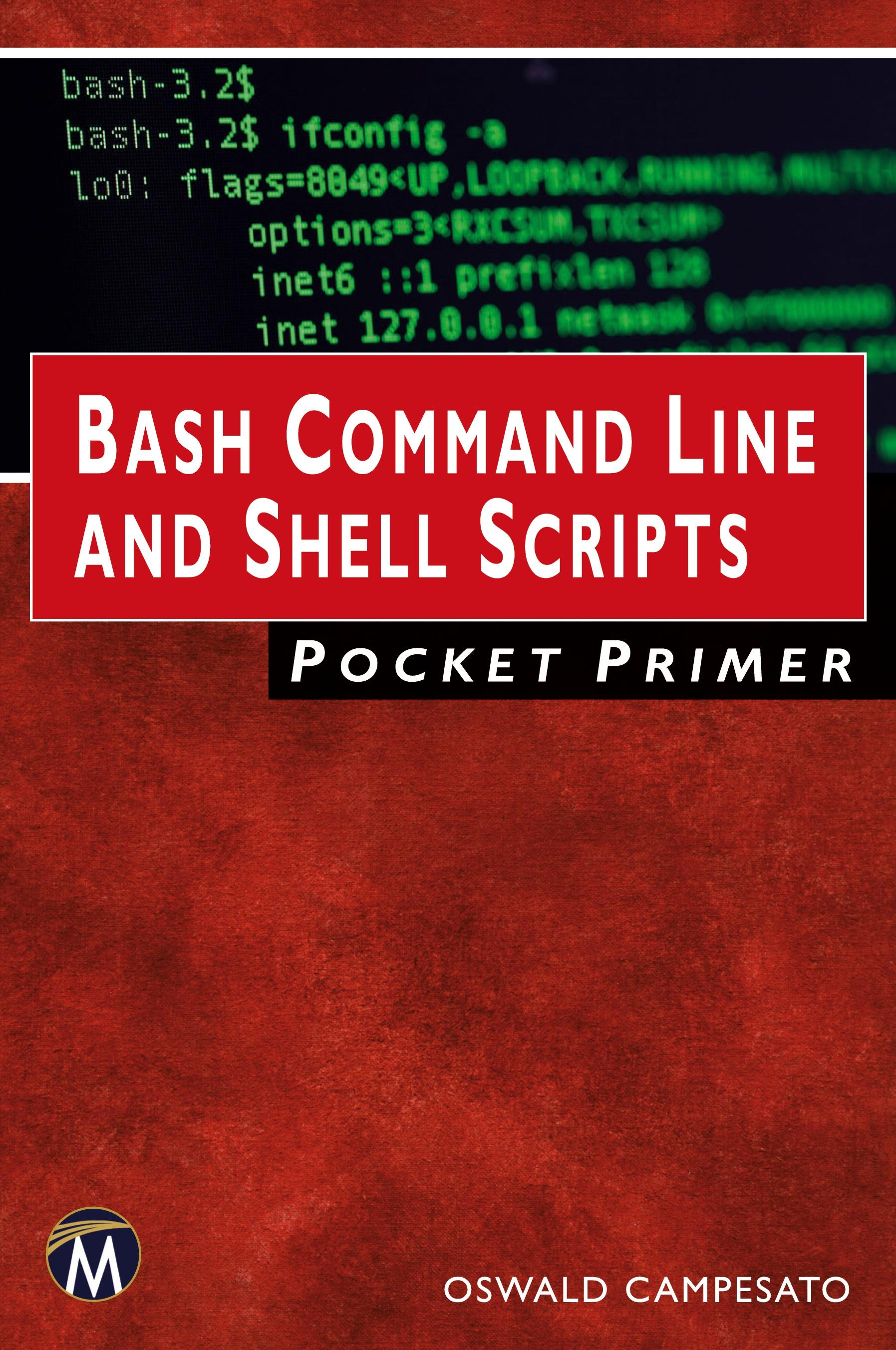 Vorderes Coverbild Bash Command Line and Shell Scripts Pocket Primer
