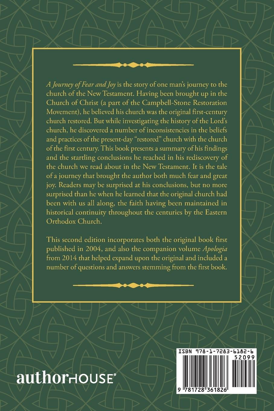 Rückseitencover A Journey of Fear and Joy